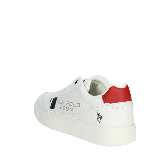 U.s. Polo Assn Shoes Sneakers White/Red TYMES004M/3YN1