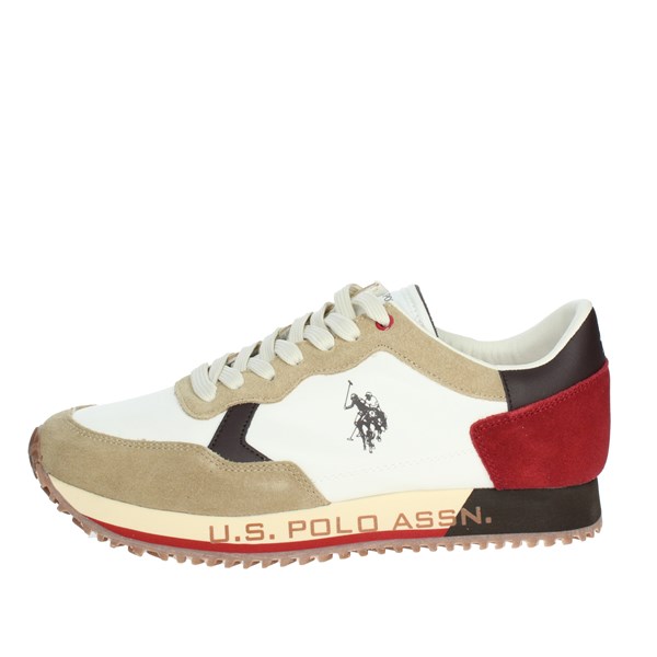 U.s. Polo Assn Shoes Sneakers Beige/White CLEEF001M/3NS2