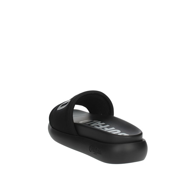 Buffalo Shoes Flat Slippers Black RANDIE