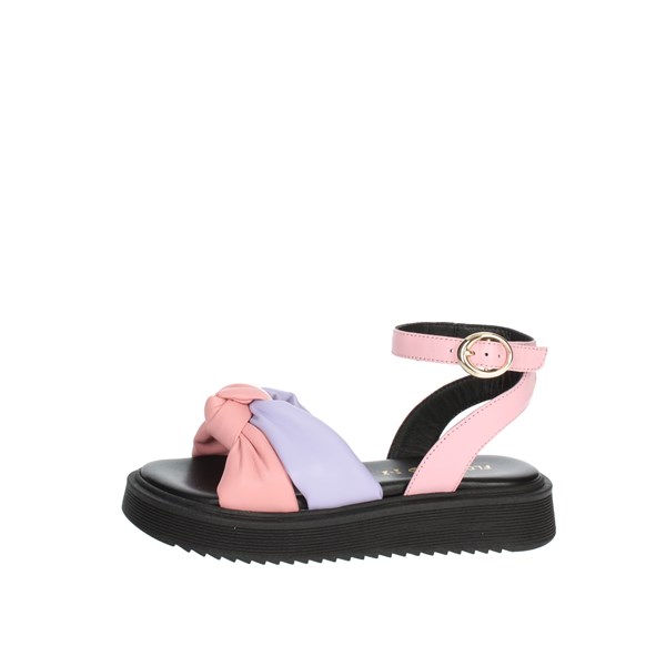 Florens Shoes Flat Sandals Pink F3633