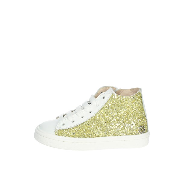 Florens Shoes Sneakers White/Yellow E0542