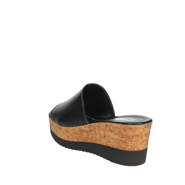 Cinzia Soft Shoes Heeled Slippers Black IAF52331
