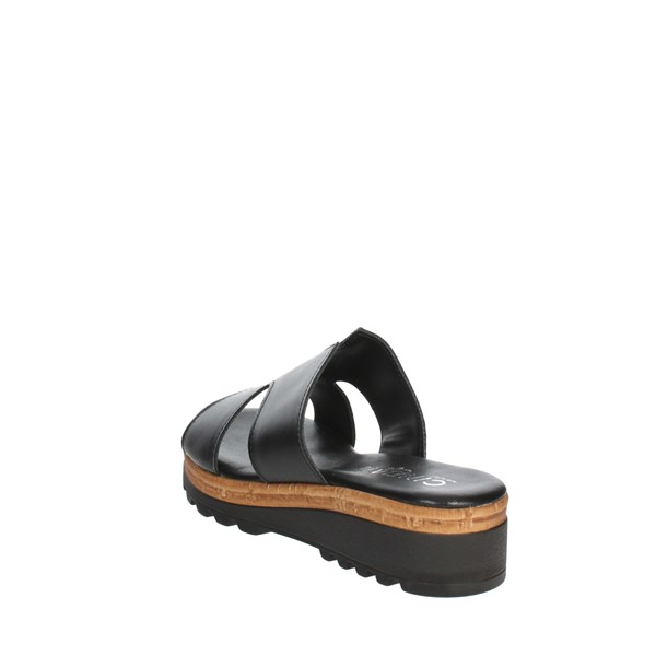 Cinzia Soft Shoes Flat Slippers Black IAF23226