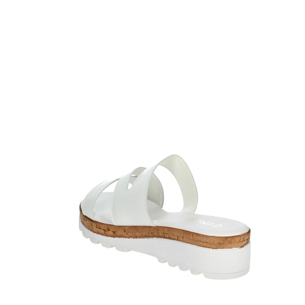 Cinzia Soft Shoes Flat Slippers White IAF23209