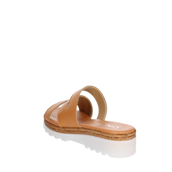 Cinzia Soft Shoes Flat Slippers Brown leather IAF23209