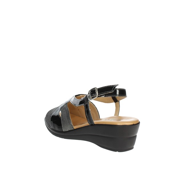 Cinzia Soft Shoes Platform Sandals Black IO173690VB