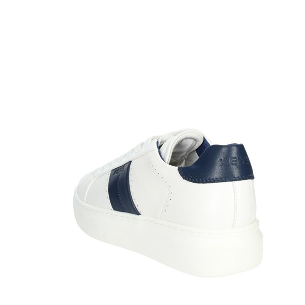 Keys Shoes Sneakers White/Blue K-7880