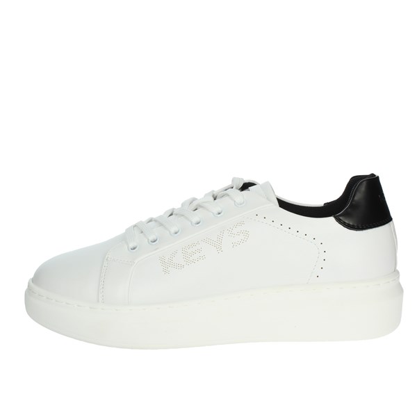 Keys Shoes Sneakers White/Black K-7882