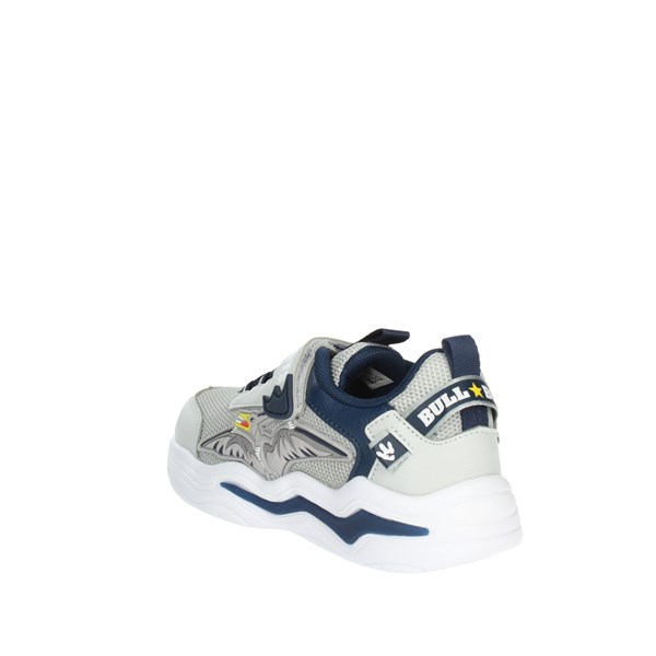 Bull Boys Shoes Sneakers Grey/Blue DNAL3374