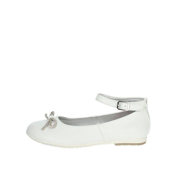 Laura Biagiotti Love Shoes Ballet Flats White 8305