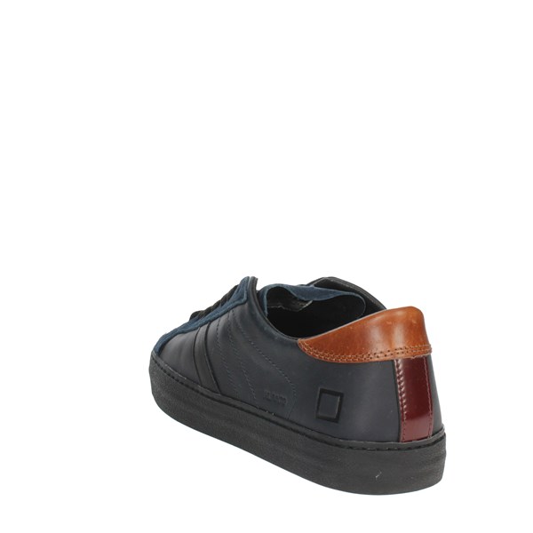 D.a.t.e. Shoes Sneakers Blue/Brown leather M371-HL-VC-BL