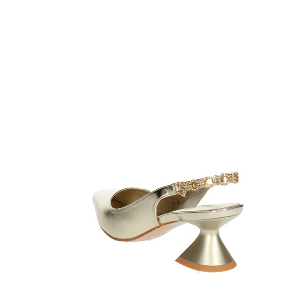Braccialini Shoes Pumps Gold F9 BRACCIALINI