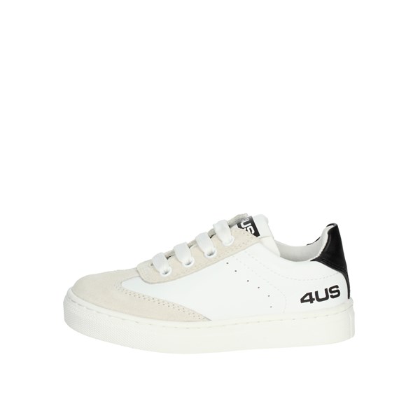4us Paciotti Shoes Sneakers White/Black 42301