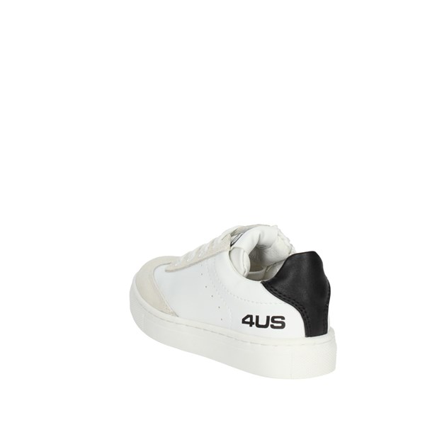 4us Paciotti Shoes Sneakers White/Black 42301