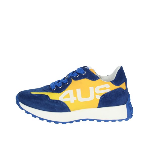4us Paciotti Shoes Sneakers Blue/Yellow 42320
