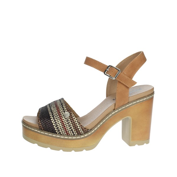 Refresh Shoes Heeled Sandals Brown 170694