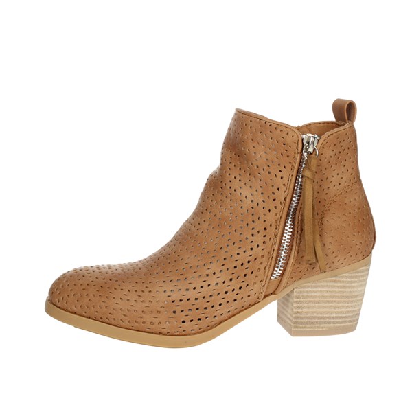 Refresh Shoes Heeled Ankle Boots Brown leather 170572