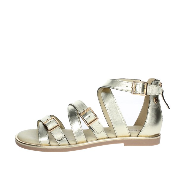 Carmela Shoes Flat Sandals Gold 160809