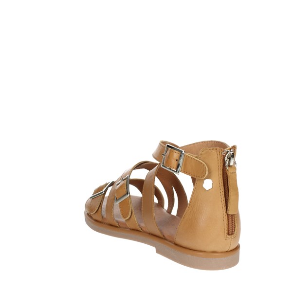 Carmela Shoes Flat Sandals Brown leather 160809