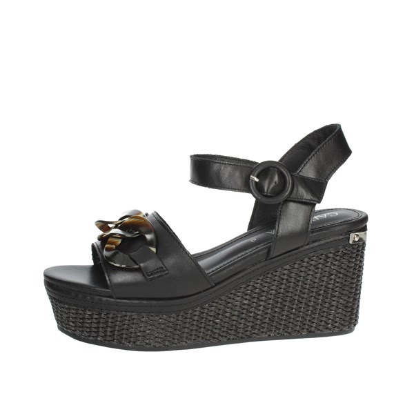 Carmela Shoes Platform Sandals Black 160724