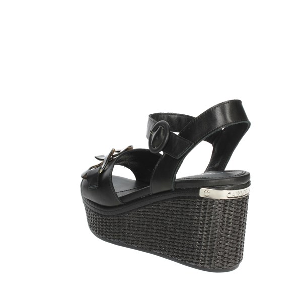 Carmela Shoes Platform Sandals Black 160724