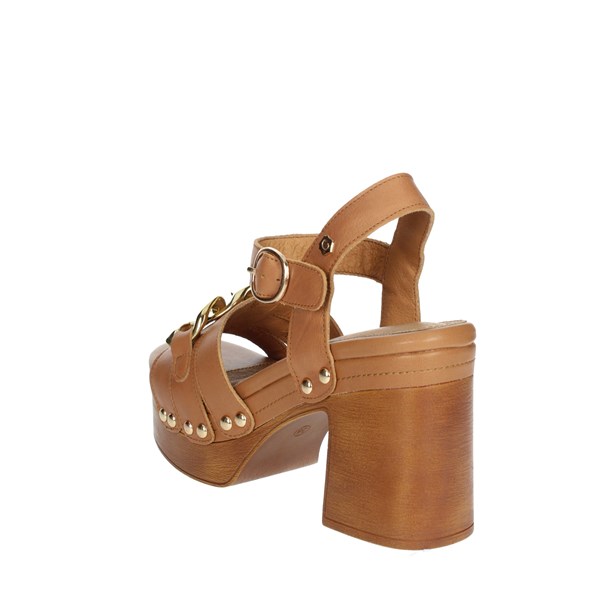 Carmela Shoes Heeled Sandals Brown leather 160786