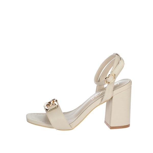 Gattinoni Shoes Heeled Sandals Beige PENCA1350WCA
