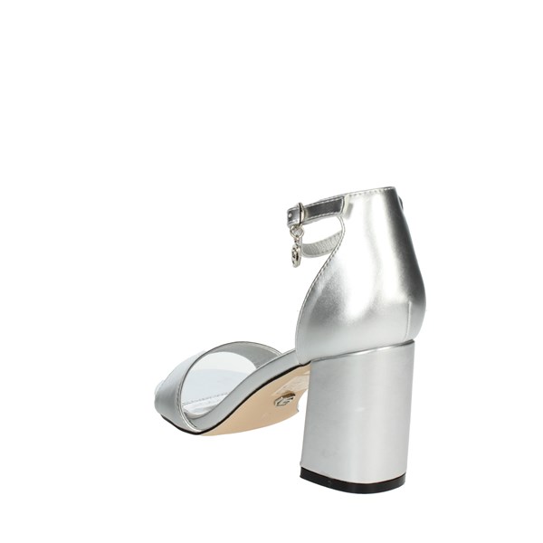 Gold & Gold Shoes Heeled Sandals Silver GD815