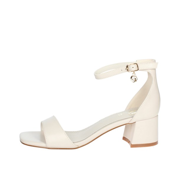 Gold & Gold Shoes Heeled Sandals Beige GD812