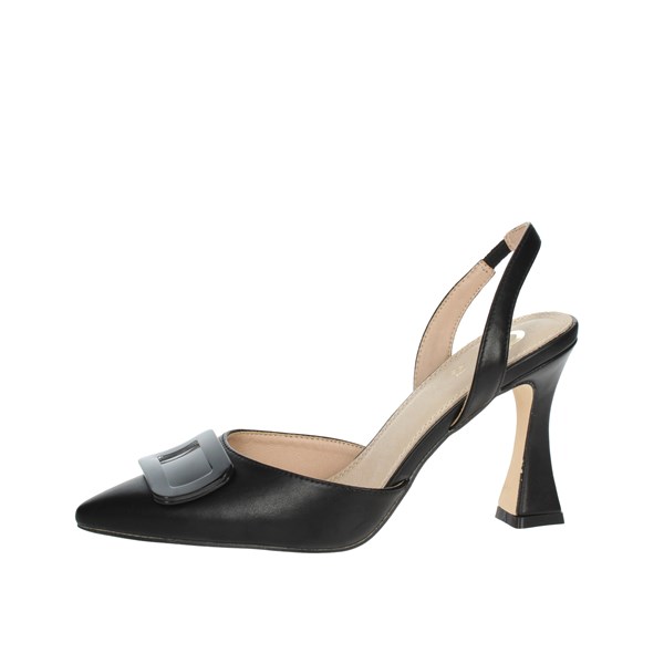 Gold & Gold Shoes Pumps Black GD730