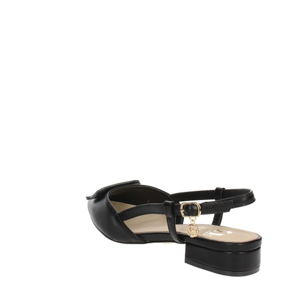 Gold & Gold Shoes Ballet Flats Black GP23-382