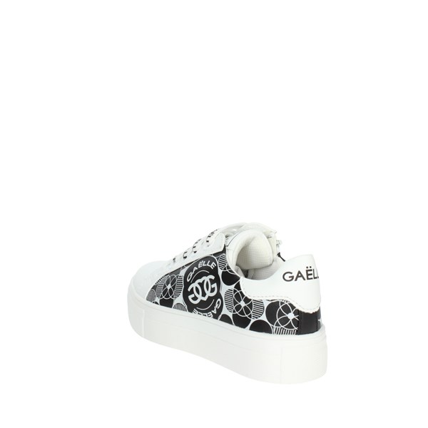 Gaelle Paris Shoes Sneakers White/Black G-1812