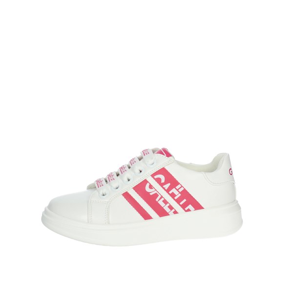 Gaelle Paris Shoes Sneakers White/Fuchsia G-1802
