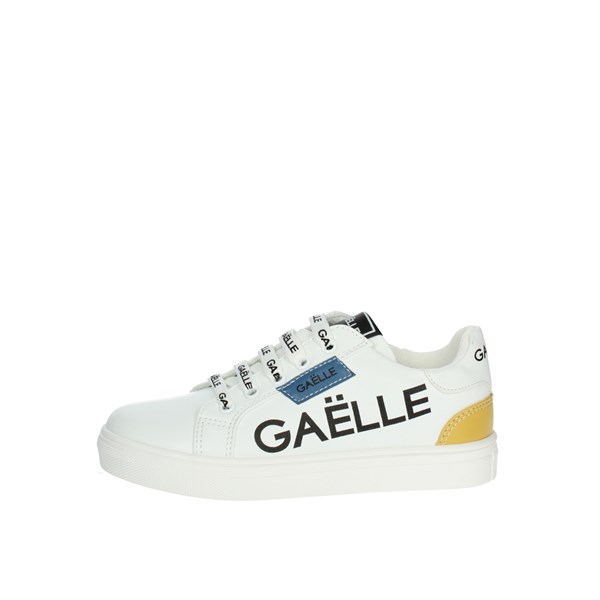 Gaelle Paris Shoes Sneakers White/Yellow G-1820
