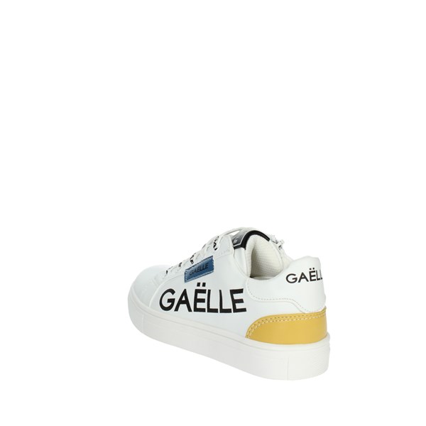 Gaelle Paris Shoes Sneakers White/Yellow G-1820