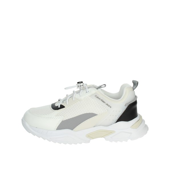 Calvin Klein Jeans Shoes Sneakers White/Black V3X9-80600-1594