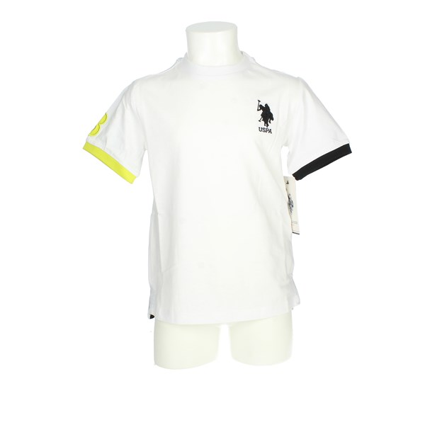U.s. Polo Assn Clothing T-shirt White PALM 49351