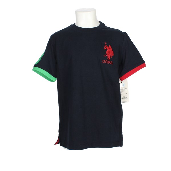 U.s. Polo Assn Clothing T-shirt Blue PALM 49351