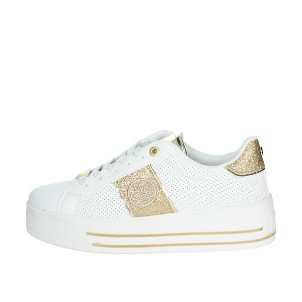 Enrico Coveri Shoes Sneakers White/Gold ECW314251