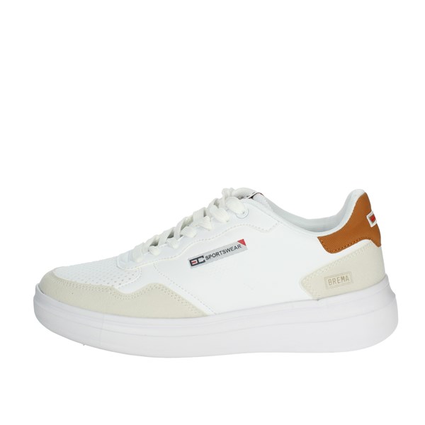 Enrico Coveri Shoes Sneakers White/Brown leather ECS317301