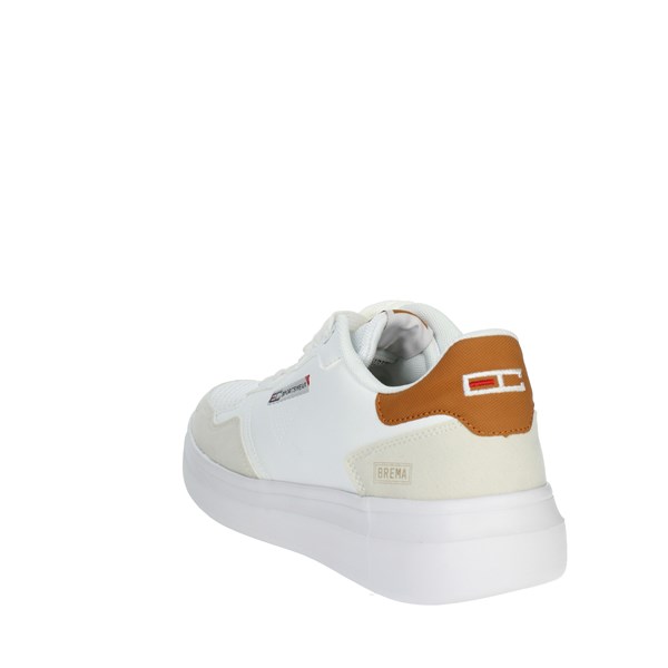 Enrico Coveri Shoes Sneakers White/Brown leather ECS317301
