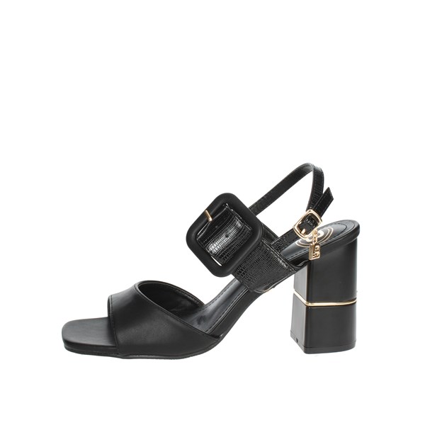 Laura Biagiotti Shoes Heeled Sandals Black 8107