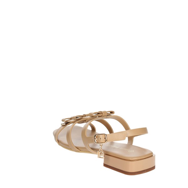 Laura Biagiotti Shoes Flat Sandals Beige 8046