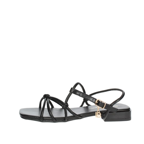 Laura Biagiotti Shoes Flat Sandals Black 8050