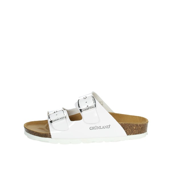 Grunland Shoes Flat Slippers White CB1462-40