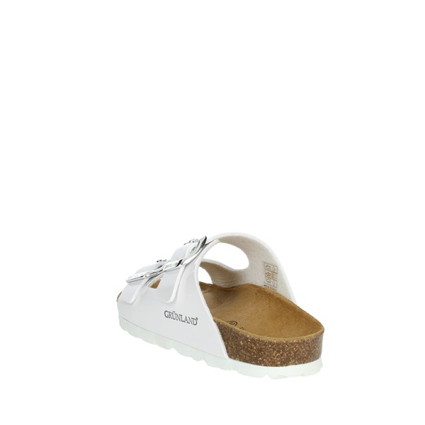 Grunland Shoes Flat Slippers White CB1462-40
