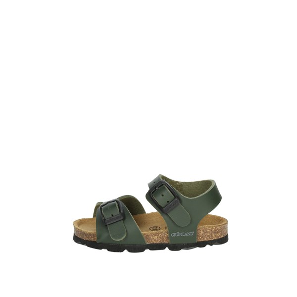 Grunland Shoes Flat Sandals Dark Green SB0027-40