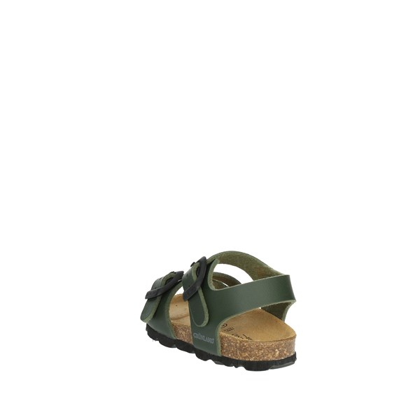 Grunland Shoes Flat Sandals Dark Green SB0027-40