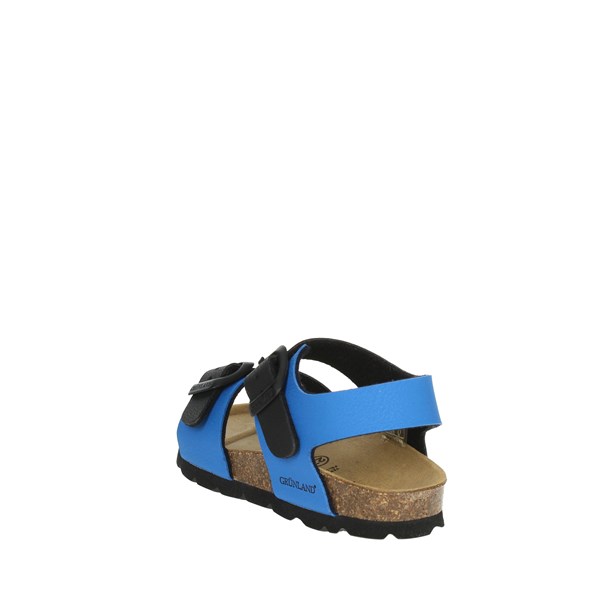 Grunland Shoes Flat Sandals Black/Blue SB0901-40