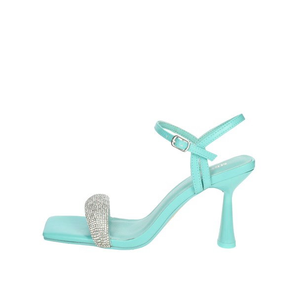 Menbur Shoes Heeled Sandals Aquamarine 23796